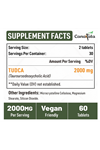 Canarata TUDCA Liver  2000mg - Strong Bile Salts  Liver Detox & Cleanse - Liver and Gallbladder 60 Tablets. UsaAmazon Best Seller.48.