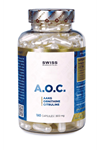 Swiss Pharmaceuticals AOC Arginine Alpha-Ketoglutarate, L-Citrulline Malate, L-ornithine 180 Capsul.3935.