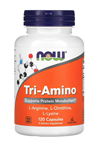 NOW Foods, Tri-Amino, AOL L-Arginine, L-Ornithine, L-Lysine 120 Capsules.3939