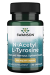 Swanson N-Acetyl L-Tyrosine 350mg 60 Capsul. USA.3827