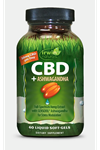 IRWIN Natural  C.B.D +  60 LIQUID SOFT GELS. MADE IN USA.3950