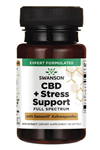 Swanson  C.B.D + Stress Support Full Spectrum with Sensoril 60 Softjel..USA Version.52.