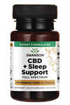 Swanson C.B.D + Sleep Support / Melatonin, GABA & L-Theanine 60 Softjel. USA Version.4049
