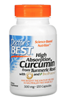 Doctor's Best, High Absorption Curcumin From Turmeric Root 500 mg, 120 Capsul. Usa Version.3962