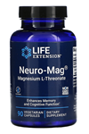 LIFE Nutrıtion (Ösg Özel Sporcu Gıdaları) Neuro-Mag Magtein Magnesium L-Threonate 90 Veg Capsul.Usa.59.