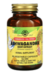 SOLGAR Ashwagandha Root Extract, 60 Vegetable Capsules.USA MENŞEİ.41.