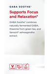 Jarrow Formulas  GA.BA Soothe L-Theanine--Aswanganda, 30 Veggie Capsules.Usa Menşei.