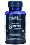 LIFE Nutrıtion BioActive Complete B-Complex, 60 Veg Capsul.Usa Menşei.36.
