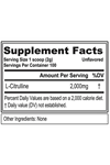 EVL NUTRITION L-Citrulline2000 , 200 Grams 100 Servis Unflavored.USA.45.