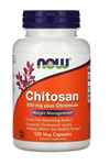 NOW Chitosan Plus Chromium, 500 mg, 120 Veg Capsules. USA MENŞEİ.42.