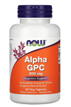 NOW FOODS (Özelsporcugıdaların'dan !!) Alpha GPC  300mg  60 Veg Capsul.Abd Menşei.54.