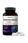NatureBell Resveratrol 1000mg  180 Veggie Capsules, 99% Pure Trans-Resveratrol 4055