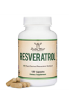 Double Wood Resveratrol 500mg 120 Capsul (Resveratrol Polygonum Root Extract Providing 50% Trans Resveratrol) 3944