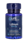 LIFE Nutrıtıon Lithium Orotate  1,000 mcg  100 Vege Capsul.Usa.39