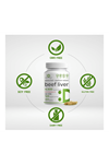 DEAL SUPPLEMENT Beef Liver Supplement with Ox Bile 4,500mg Per Serving, 300 Capsules.Made ın Usa.3932