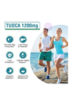 Zingicin TUDCA Supplement 1200mg - 60 Veggie Capsules. Made ın Usa 48.