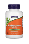 NOW Foods Astragalus 500mg, 100 Veg Capsules.ABD MENŞEİ.3931