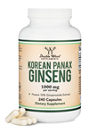 Double Wood Ginseng  Korean Red Extract 1000mg  240 Veg Capsul. 43.