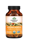 Organic India  Asvaganda  Stress Response 180 Vegetarian Capsul. Made ın USA. 3852