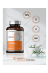 Horbach Vitamin D D3 Cholecalciferol 10000 IU  500 Softgels  250mcg .Usa Menşei.39.