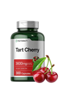 Horbäach Tart Cherry Extract  3600mg  300 Capsul Non-GMO, Gluten Free Usa Menşei.3742