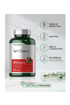 Horbäach Tart Cherry Extract  3600mg  300 Capsul Non-GMO, Gluten Free Usa Menşei.3742