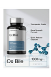 Horbäach Ox Bile 1000 mg 100 Capsules  Digestive Enzymes  Non-GMO & Gluten Free.Abd Menşei.44.