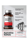 Horbäach Agmatine Sulfate 1500mg  60 Capsules  Pharmaceutical Grade  Non-GMO, Gluten Free.3832