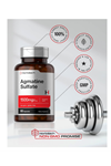 Horbäach Agmatine Sulfate 1500mg  60 Capsules  Pharmaceutical Grade  Non-GMO, Gluten Free.3832