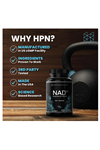 HPN NAD+ Booster (NAD3), Anti Aging Cell Booster, NRF2 Activator, Nicotinamide Riboside Alternative, NAD Supplement Natural Energy, Longevity, and Cellular Health (60 Veggie Capsul.Usa Amazon Best 3757