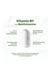 DEAL SUPPLEMENT Vitamin B1 500mg with Benfotiamine, 240 Capsul  2 in 1 E.nhanced Formula – Fat  Water Soluble Thiamine B1 Non-GMO, No Gluten.49.