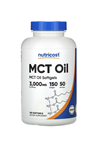 Nutricost, MCT Oil, 3,000 mg, 150 Softgels (1,000 mg per Softgel) 4138