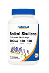 Nutricost Baikal Skullcap 500mg 120 Vegetarian Capsul.Abd Menşei.34.