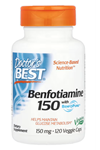Doctor's Best Benfotiamine 150 with BenfoPure 150 mg 120 Veggie Capsul.3945