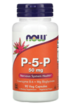 NOW P-5-P 50 mg with Coenzyme B-6 + Magnezyum Bisglycinate, 90 Veg Capsul.Usa Menşei 41.