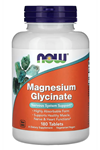 NOW Foods, Magnesium Glycinate, Bisglycinate 180 Tablets 90 Servis.Usa 3943