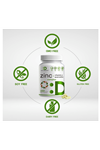 DEAL SUPPLEMENT Zinc + Quercetin 500mg with Vitamin C, 240 Capsules, 4-1 Zinc 50mg Complex with 95% Quercetin.Usa Menşei. 3947