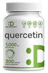 DEAL SUPPLEMENT Quercetin 1000mg  300 Capsul Immune Support High Bioavailable Flavonoids Antioxidant.ABD Menşei 3948