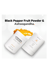 Liposomal Turmeric - 95% Curcumin Extrat Fermented Botanical Blend Black Pepper, Asvaganda, Ginger, Stephania, Boswelia, Cumin, Digestive Bitters - 90 Capsul.Usa Menşei.44.