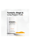 Liposomal Turmeric - 95% Curcumin Extrat Fermented Botanical Blend Black Pepper, Asvaganda, Ginger, Stephania, Boswelia, Cumin, Digestive Bitters - 90 Capsul.Usa Menşei.44.