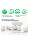 VINATURA EDTA Liver Support  Edta Calcium Disodium, Kale Extract  90 Capsul.Abd Menşei.52.