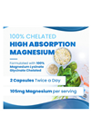 Doctor's Best  High Absorption Magnesium Lysinate Glycinate 105mg  120 Veggie Capsul.42.