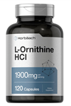 Horbäach L Ornithine HCl  1900mg  120 Quick Release Capsul.Made ın Usa.42.