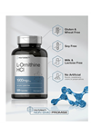 Horbäach L Ornithine HCl  1900mg  120 Quick Release Capsul.Made ın Usa.42.