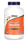 NOW Foods, Certified Organic Inulin, Prebiotic Pure Powder, 1 lb (454 g)Made ın Usa.3943