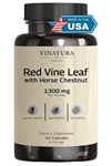 VINATURA Red Vine Leaf Extract  Horse Chestnut  1300mg  60 Capsul.Made ın Usa.3954