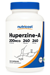 Nutricost Huperzine A  200mcg, 240 Capsul.Tr Tek Yetkili SATICISI.Abd Menşei.4141