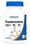 Nutricost Theobromine 400mg, 90 Vegetarian Capsul.