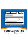 Nutricost Shilajit  (1,000 mg Shilajit Per Serving), 120 Capsul..ABD MENŞEİ.37.