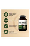 NatureBell Berberine  1500mg, 240 Veggie Capsul True Ceylon Cinnamon Turmeric.Made ın Usa.54.